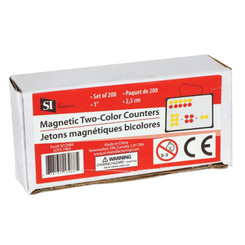 Magnetic Two Color Counters (Package of 200)