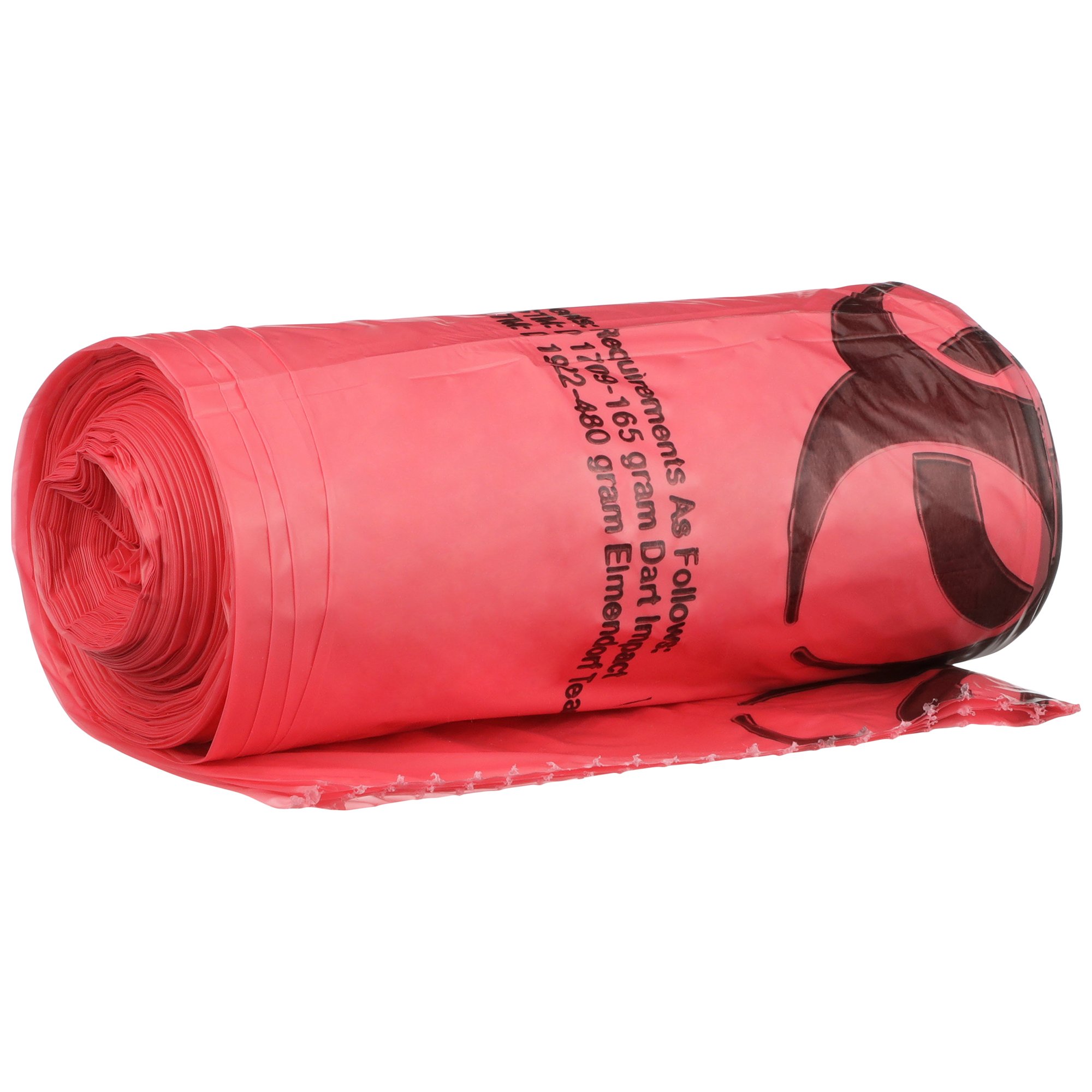 McKesson Biohazard Waste Bag, 30  33 gallon Capacity, 31 x 41 Inch MK 185447