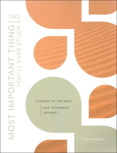Most Important Thing You'll Ever Study Volume 1 (Old Testament)