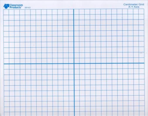 X/Y Axis Dry-Erase Mat Double-Sided