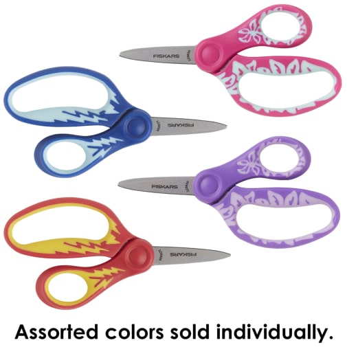 Fiskars Kids Softgrip Scissors (pointed) Asst