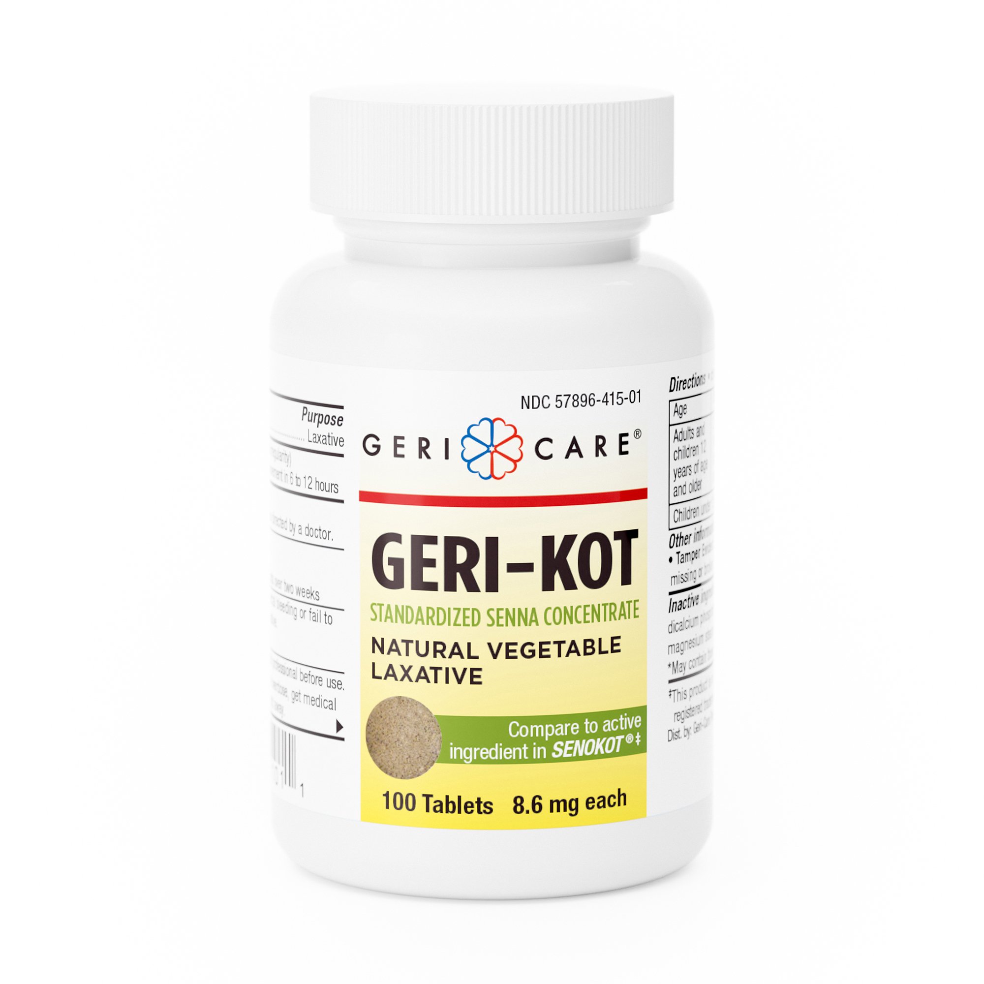 Geri-Care Geri-Kot Senna Concentrate Natural Vegetable Laxative MK 1249432