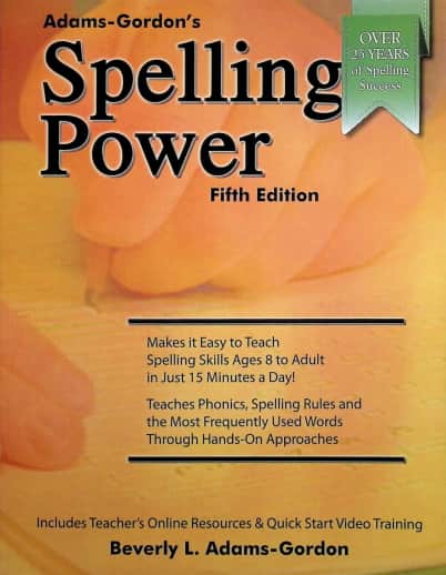 Adams-Gordon's Spelling Power (5th Edition)