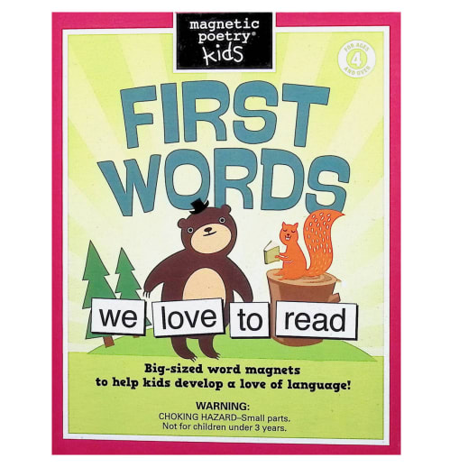 First Words Kids Magnetic Poetry Kit