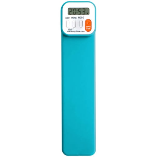 Mark-My-Time Digital Bookmark Bright Aqua