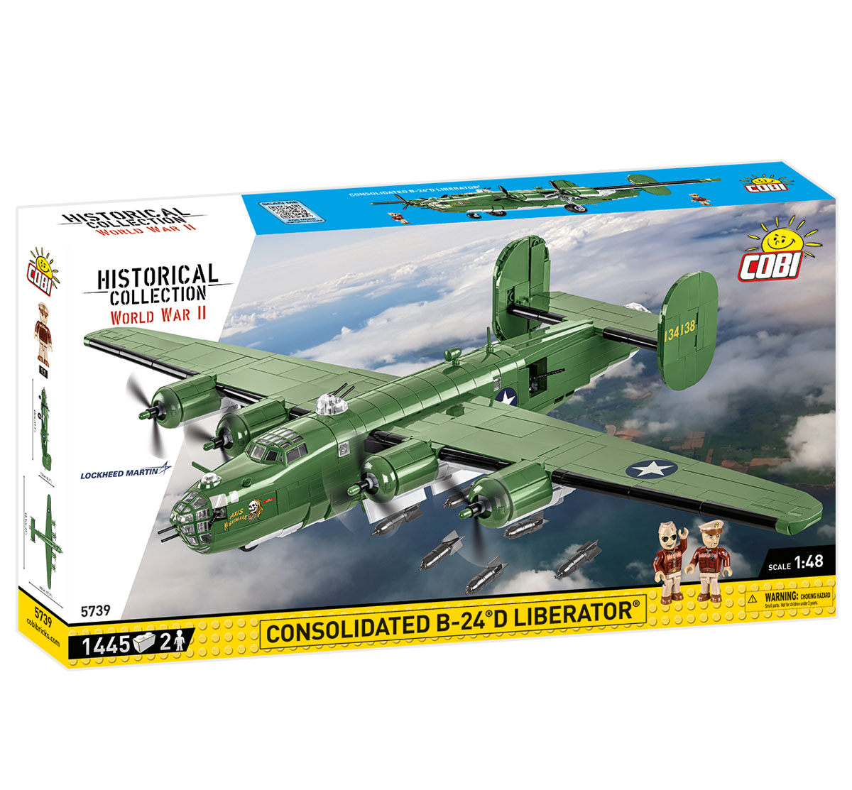 COBI Consolidated B-24D Liberator Bomber - 1445 pieces