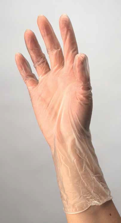Esteem Vinyl Exam Glove, Medium, Clear MK 1011474