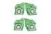 SC/APC to SC/APC Singlemode Duplex OS2 Fiber Patch Cable, 3M