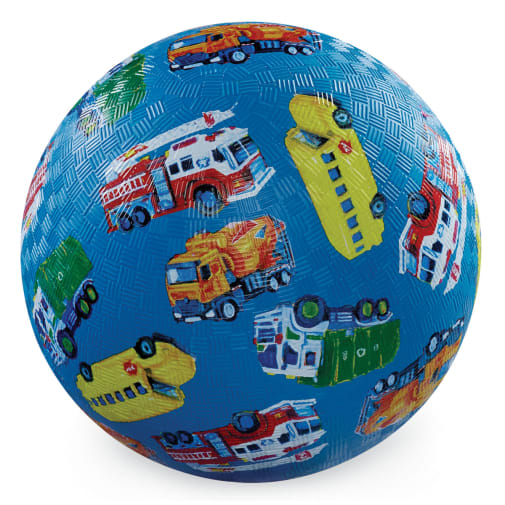 Crocodile Creek City Vehicles Playground Ball - 7 inch