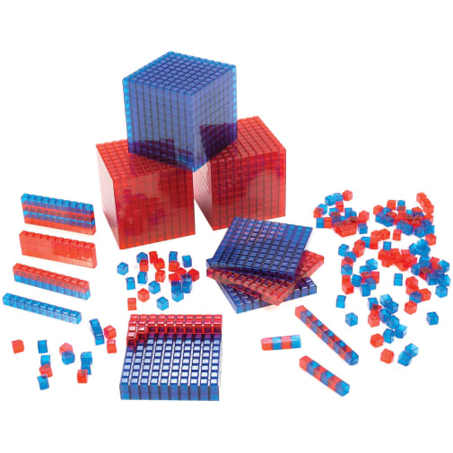 ClearView Base Ten Blocks - Group Set