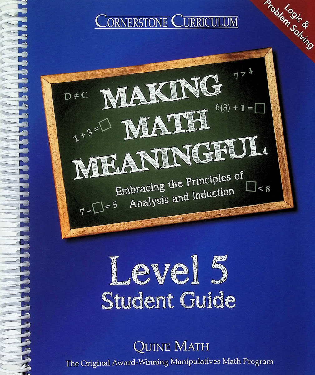 Making Math Meaningful 5 Workbook