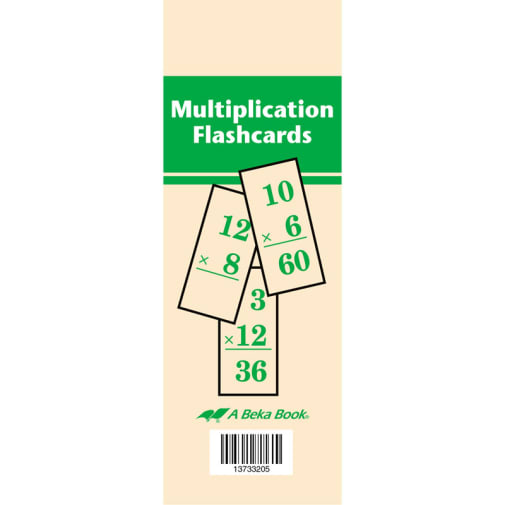 Abeka Multiplication Flashcards