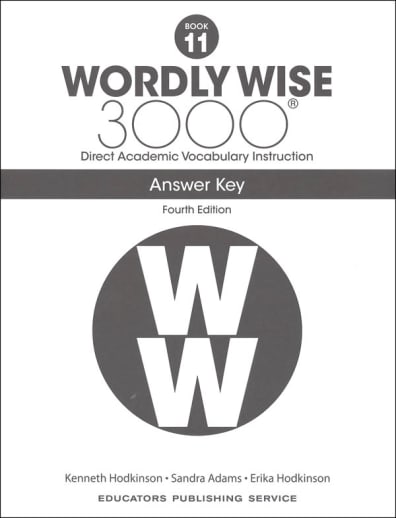Wordly Wise 3000 Book 11 Answer Key, 4th Edition