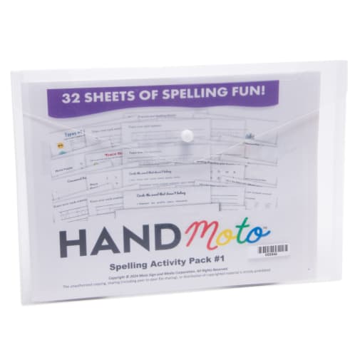 HandMoto Spelling Activity Pack #1