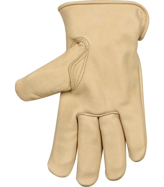 Grain Cowhide Driver, Tan, large