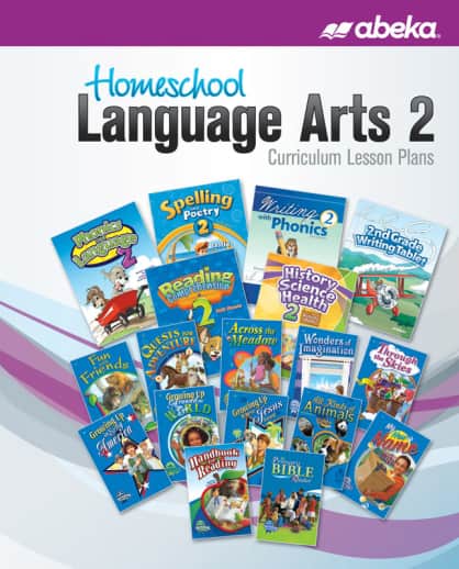 Abeka Language Arts 2 Curriculum Lesson Plans