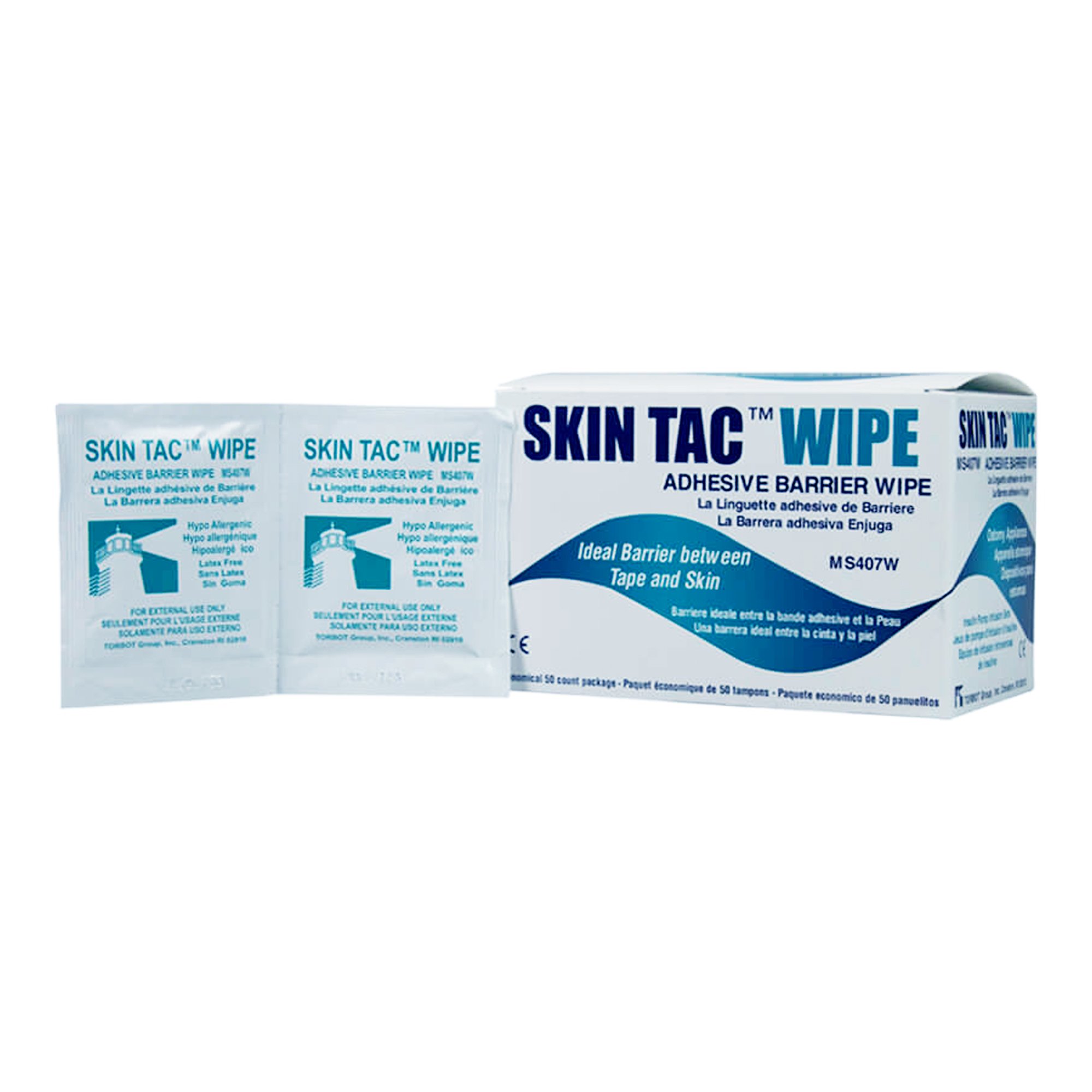 Skin Tac Skin Barrier Wipe, 2 x 2 Inch MK 698908