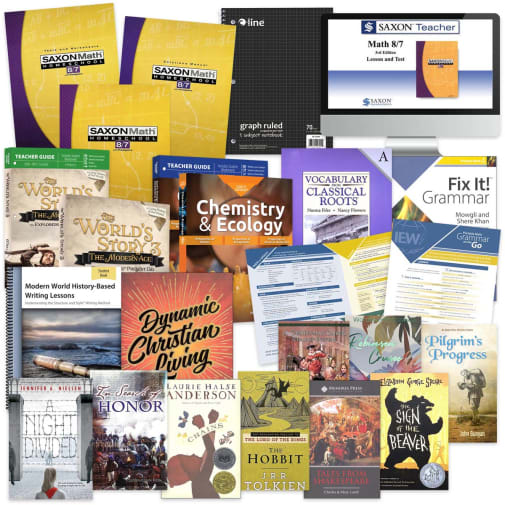 Generations Homeschool Grade 7 Curriculum Package