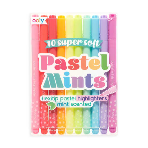 Pastel Mints Scented Highlighters Flextip (set of 10)