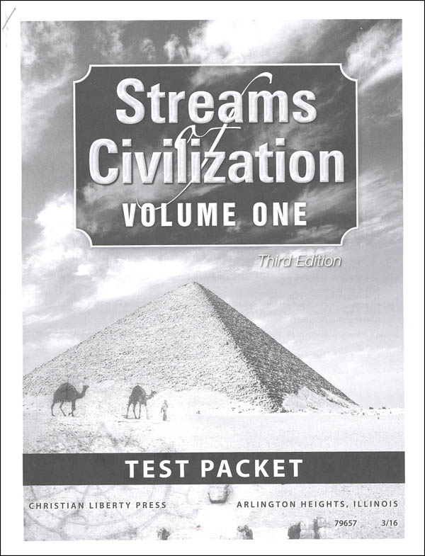 Streams of Civilization Volume One Test Packet Third Edition