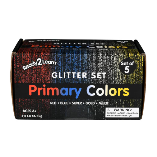 Glitter - Primary Colors (set of 5 containers)