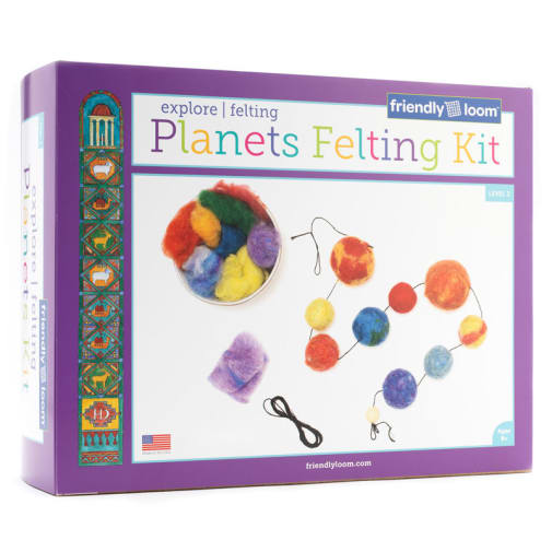 Felting Planets Kit by Friendly Loom
