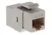 Cat5e RJ45 Inline Coupler Type Keystone Jack, Gray