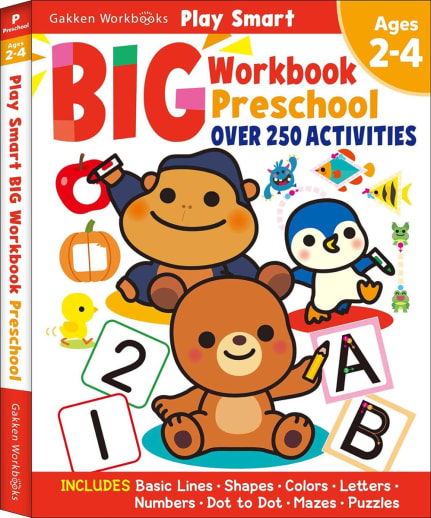 Play Smart Big Workbook Preschool Ages 2-4