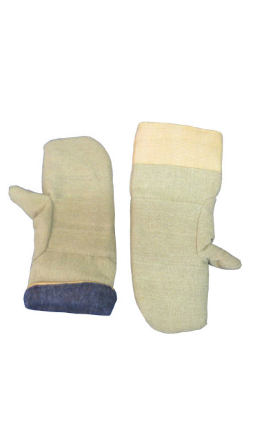 18" Quilted High Heat Mittens: 22 oz. PBI® Blend