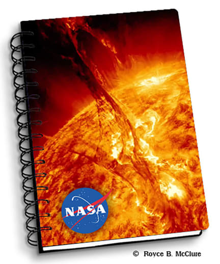 Solar Flare 3D Notebook 4" x 6"