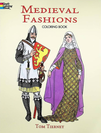 Medieval Fashions Coloring Book
