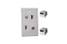 HDMI Keystone Coupler White