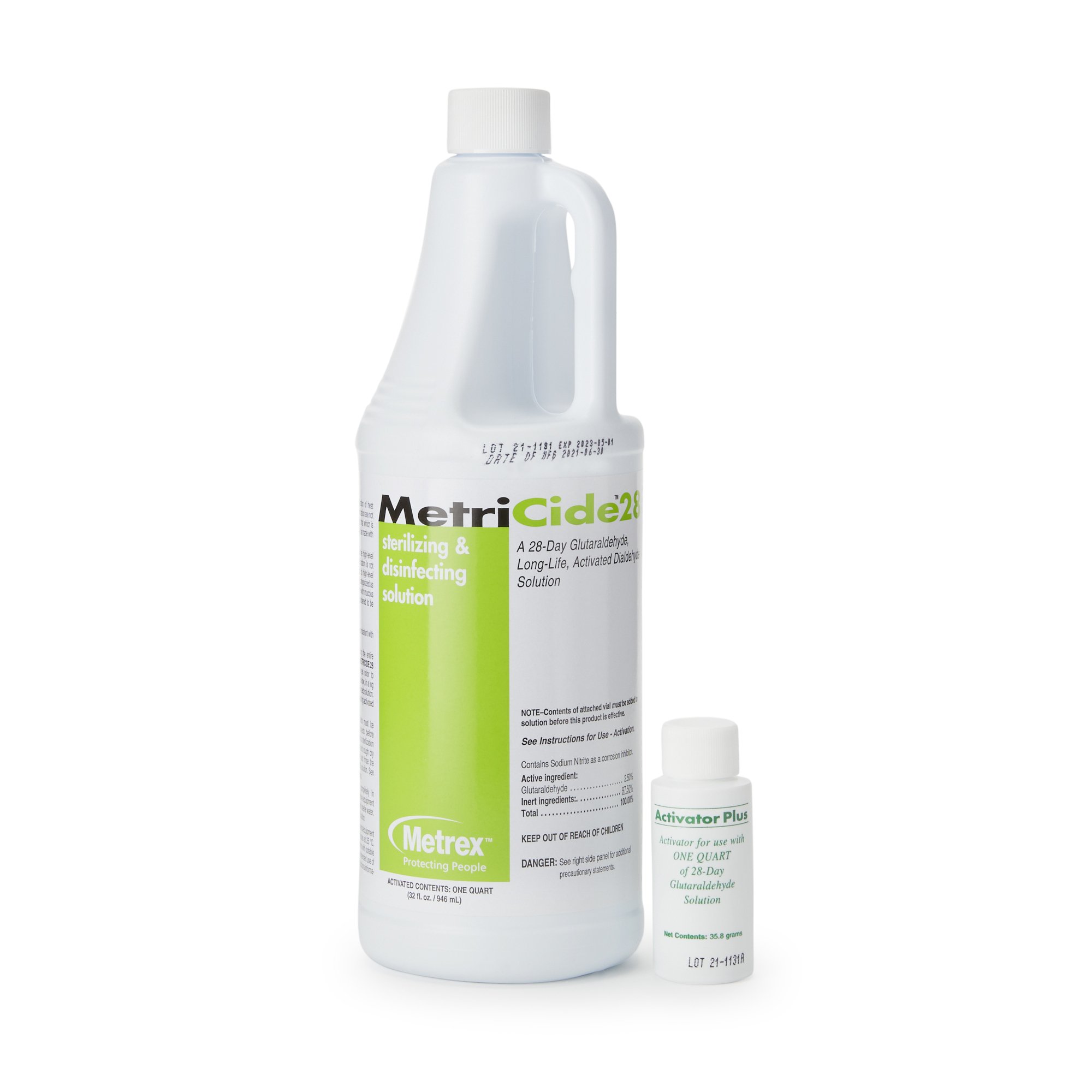 MetriCide 28 Glutaraldehyde High Level Disinfectant, 32 oz Bottle MK 157453