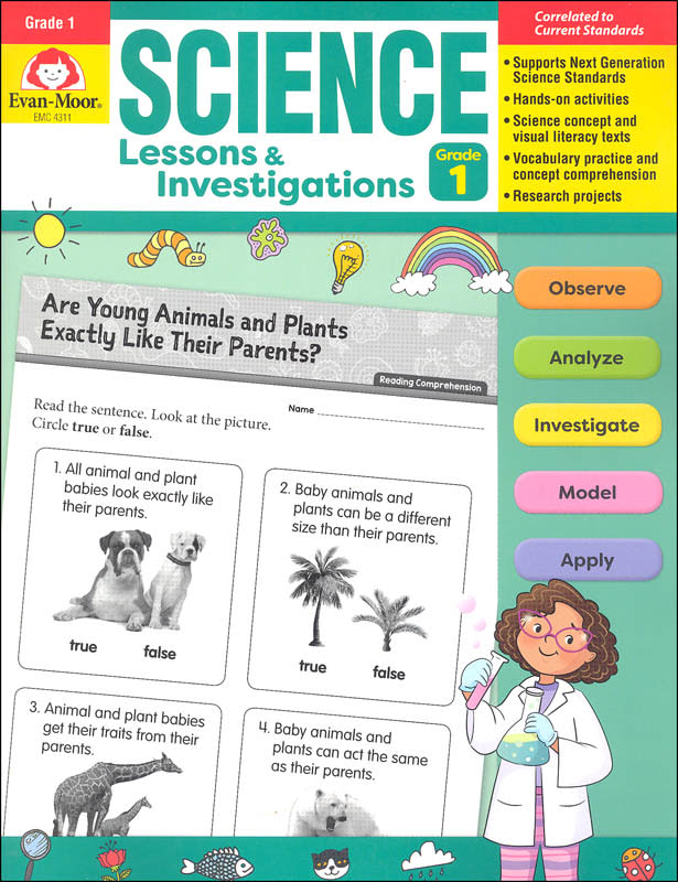 Science Lessons & Investigations, Grade 1