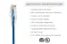 Cat6 Slim Ethernet Patch Cable, Snagless, 0.5 ft, Blue