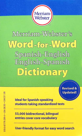 Merriam-Webster's Word-for-Word Spanish-English Dictionary