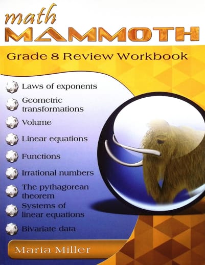 Math Mammoth Grade 8 Review Workbook