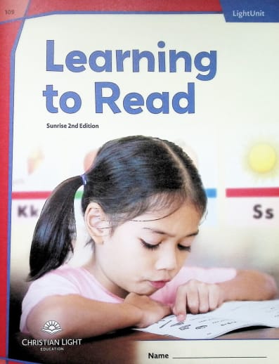 Learning to Read 109 LightUnit Sunrise 2nd Ed