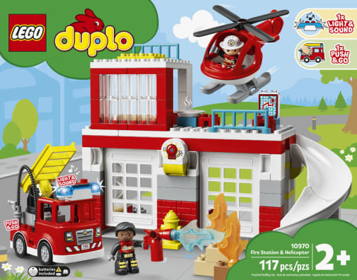 LEGO DUPLO Town Fire Station & Helicopter (10970)