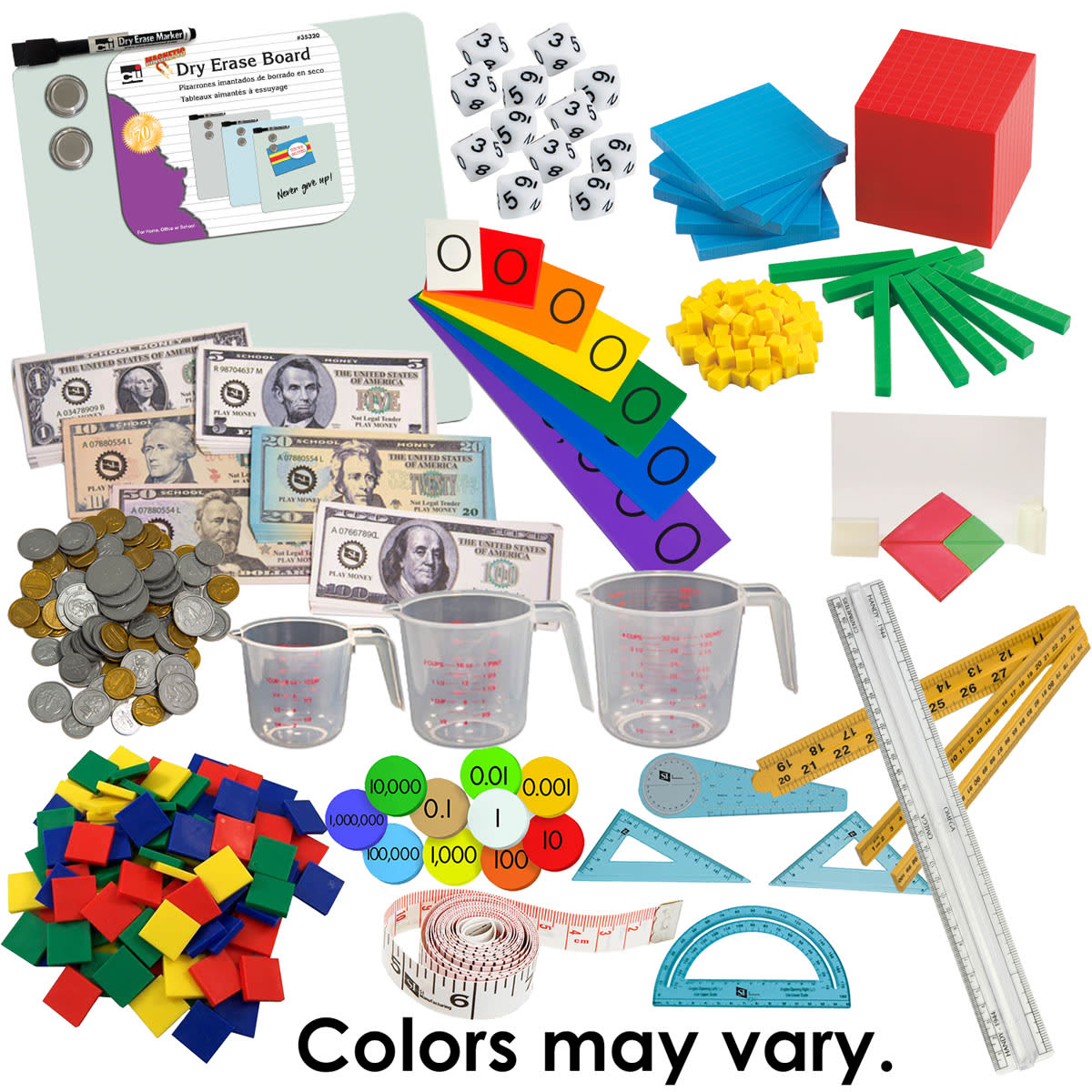 Math in Focus 2020 Grade 4 Add-On Manipulative Kit