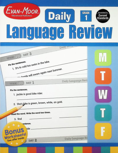 Daily Language Review Grade 1 Common Core Edition
