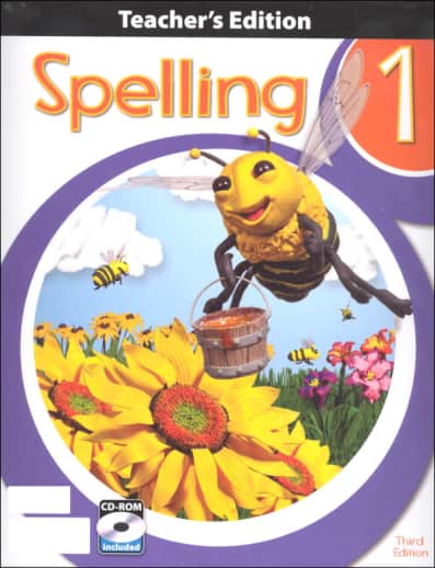 BJU Press Spelling 1 Teacher Edition Book & CD 3rd Edition