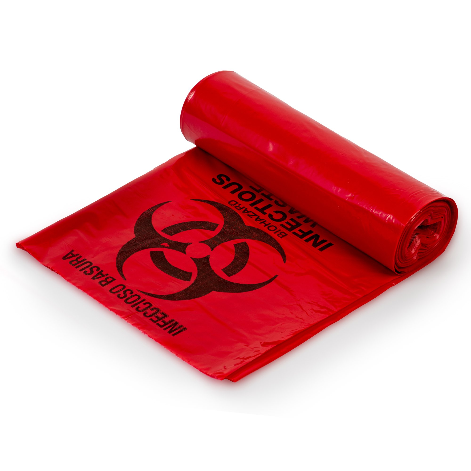 Colonial Bag Biohazard Waste Bag, 45 gallon Capacity, 40 x 46 Inch MK 854537