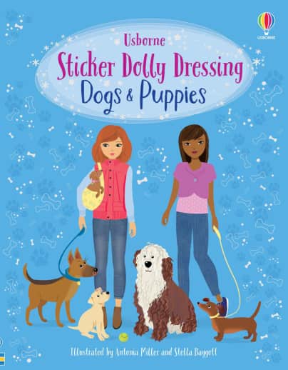 Sticker Dolly Dressing - Dogs & Puppies (Usborne)