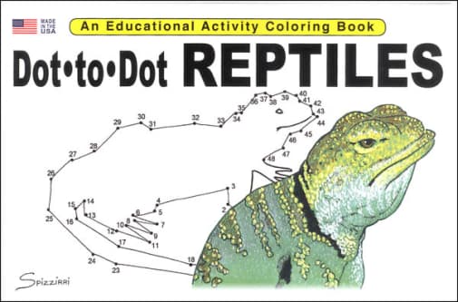 Dot-to-Dot Reptiles Activity Book