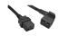 AC Power Cord, C19 Right Angle to C20, 12AWG, 3ft, Black
