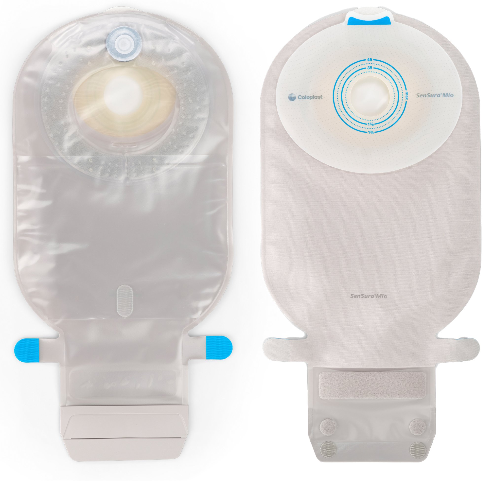 SenSura Mio Flat 1-Piece Transparent Ostomy Pouch, 38mm Stoma MK 884569