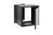12U 19in Wall-Mount Cabinet Rear Hinged Swing-Out, Glass Door 21.7in Depth Pre-Assembled