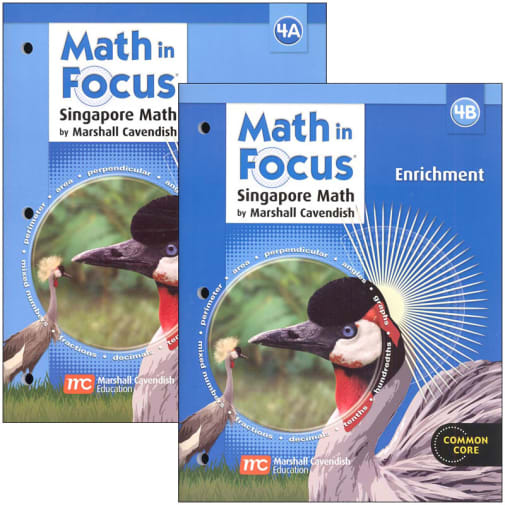 Math in Focus: Singapore Math Enrichment Bundle, A & B Grade 4