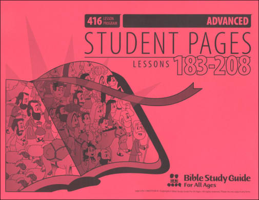 Advanced Student Pages for Lessons 183-208